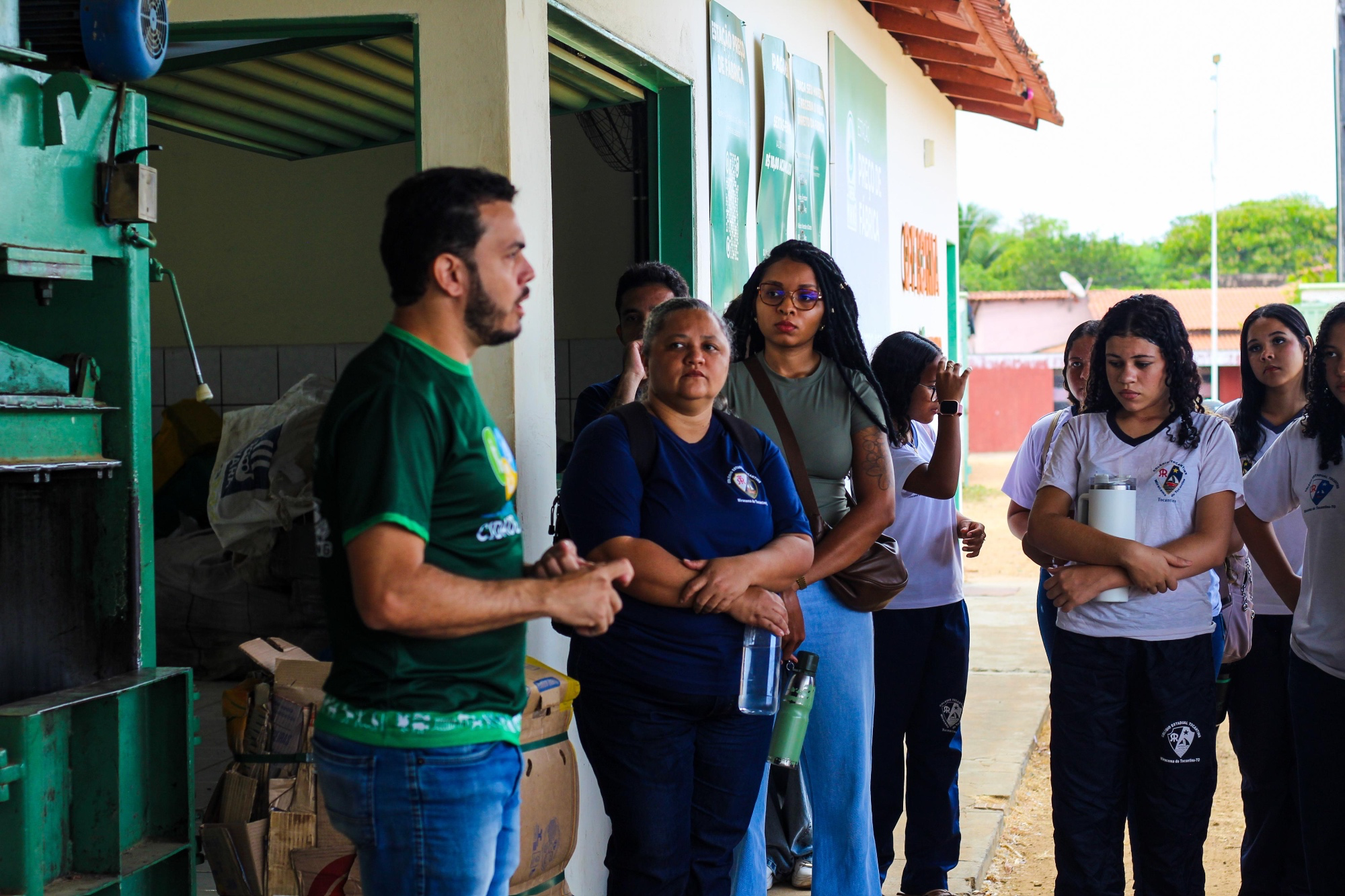 Estudantes de Miracema participam de palestra sobre reciclagem durante Dia de Campo em Lajeado